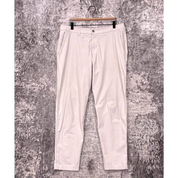 Lululemon Commission Pants 35 x 29 Mens Gray Warpstreme Slim Fit - Picture 1 of 11